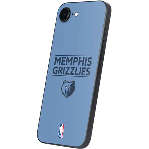 NBA Memphis Grizzlies Standard - Light Blue iPhone 16e Skin